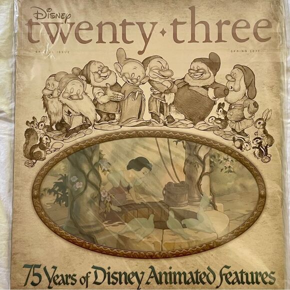 Disney twenty three special edition 75 Years of Disney Animation spring 2012 New - Picture 14 of 15